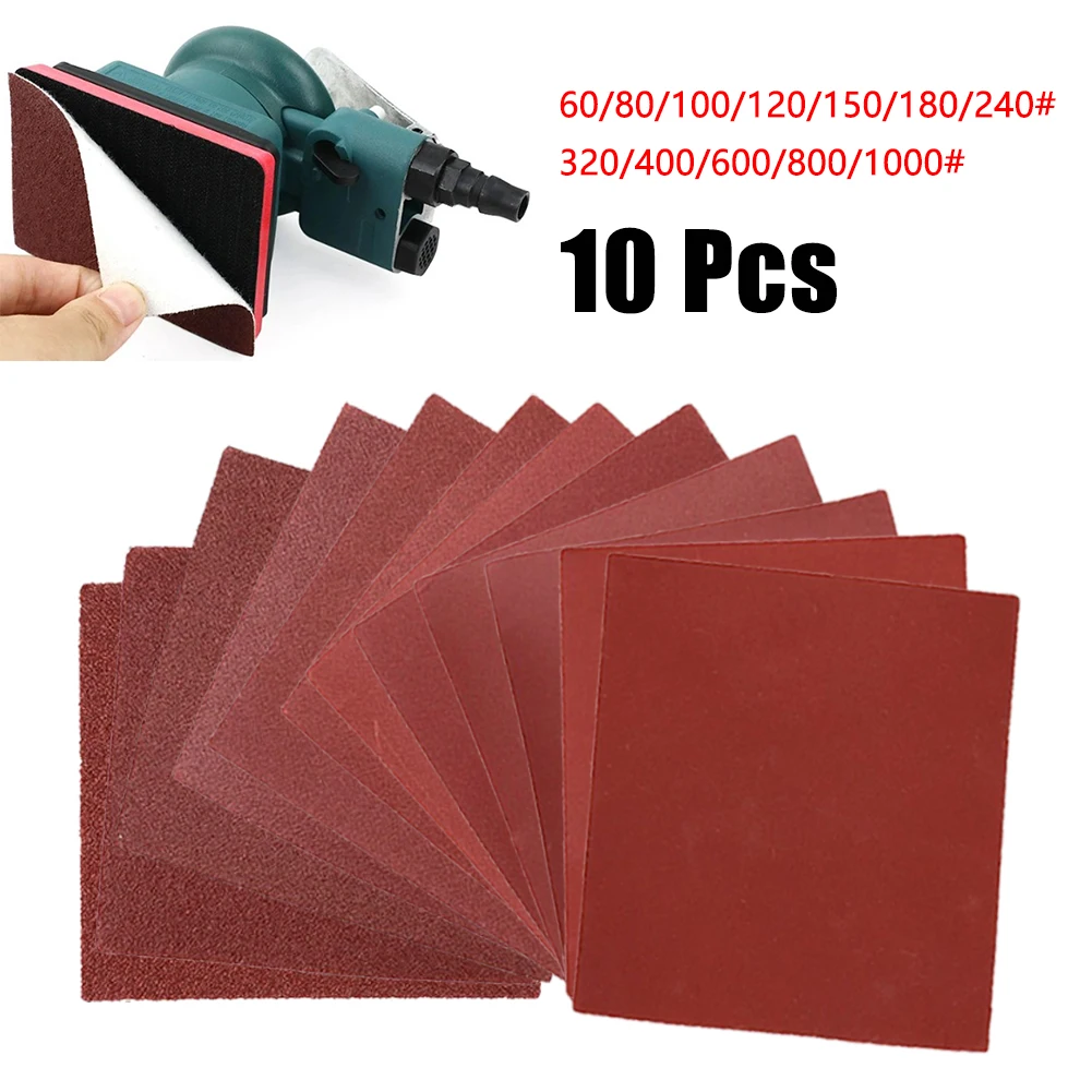 10pcs Sandpaper For Grinding P - Woodworking Wallpaper avaliação e preço