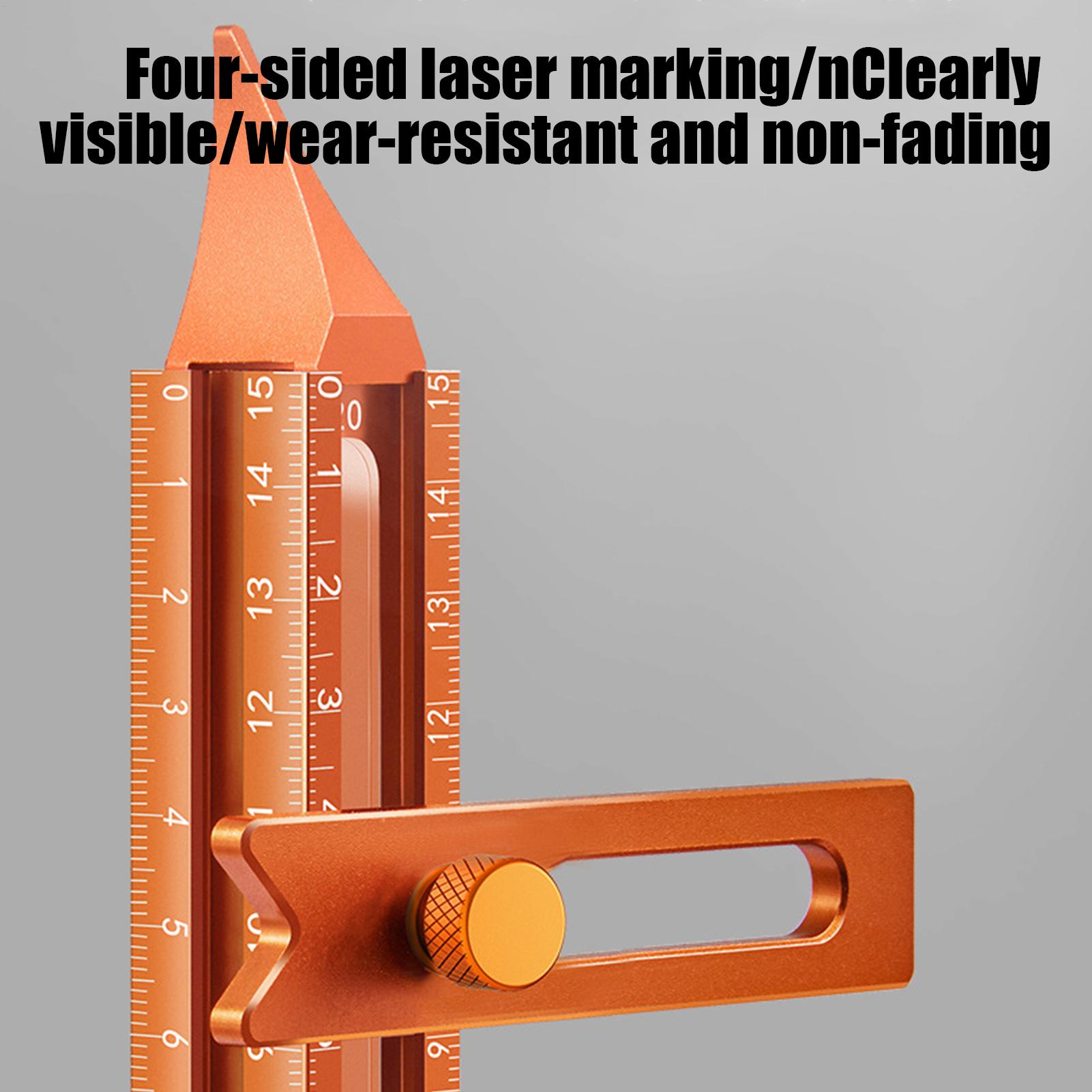 Wood Marking Tool 4-Sided Magn - Marking Gauge Tool avaliação e preço