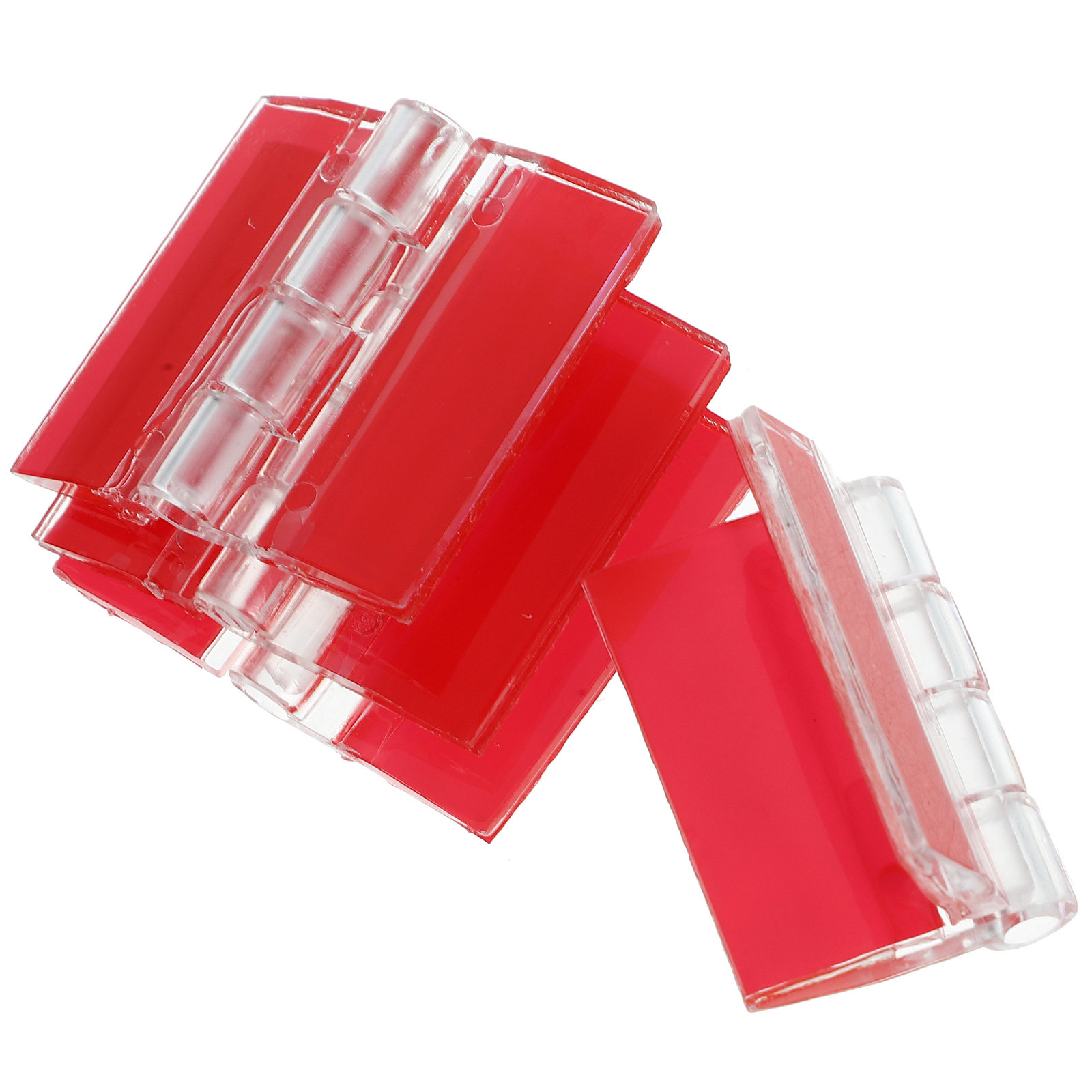 4Pcs Clear Plastic Hinges Self - Woodworking Easy Projects avaliação e preço