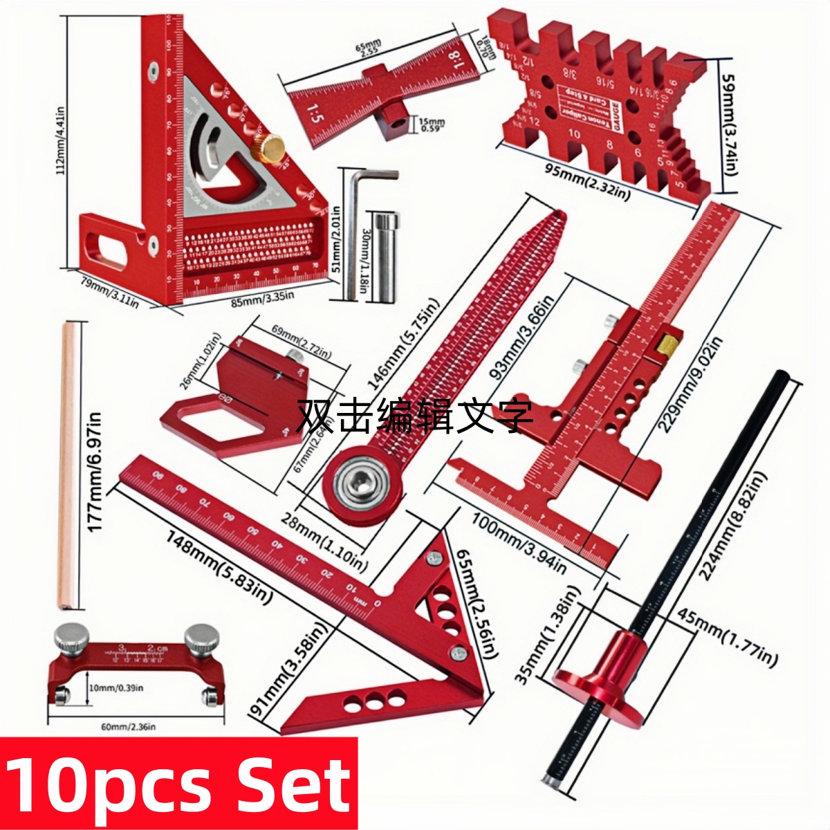 9pcs/10pcs Woodworking Measuri - Woodworking Plans Free avaliação e preço