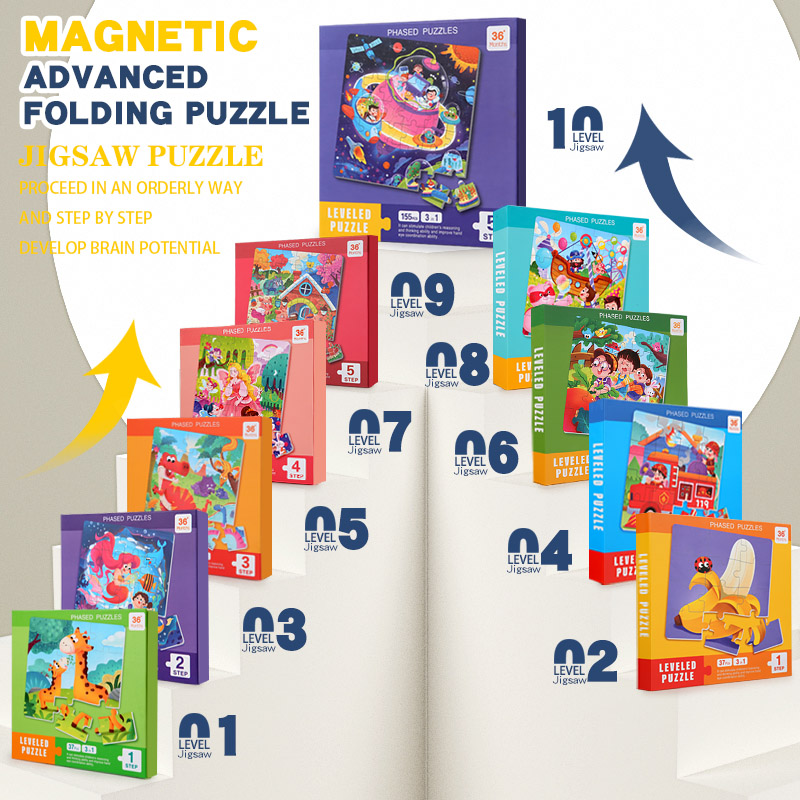 Kids Magnetic Wooden Puzzle Ca - Woodworking Kids Toys avaliação e preço