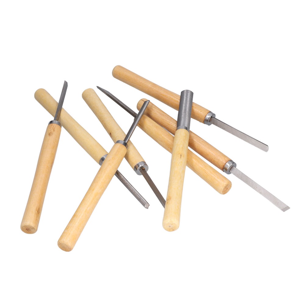 8PCS HSS Steel Wood Turning Ch - Skew Chisel Wood avaliação e preço