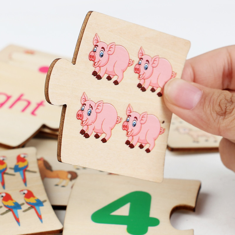 Children Iron Box Number Enlig - Woodworking Kids Toys avaliação e preço