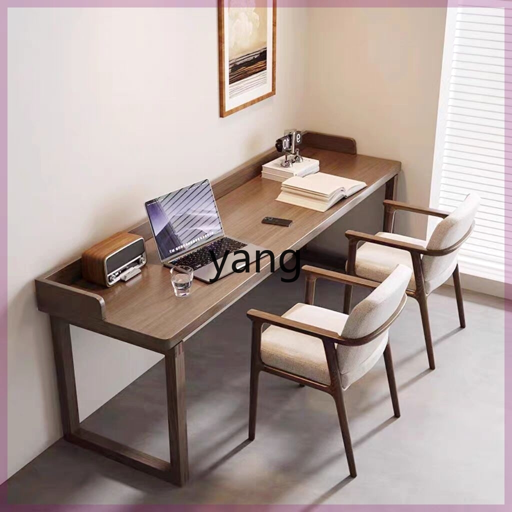 yjq simple all solid wood doub - Woodworking Desk Chair avaliação e preço
