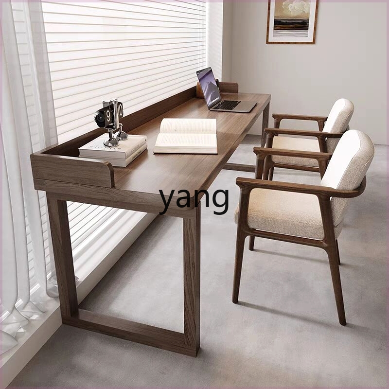 yjq simple all solid wood doub - Woodworking Desk Chair avaliação e preço