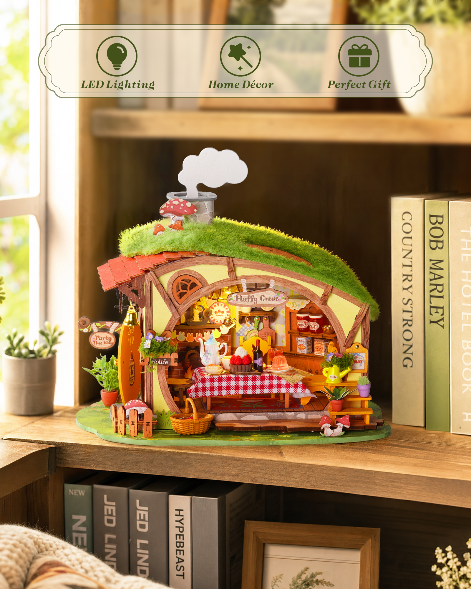 Rolife Fluffy Grove DIY Miniat - Woodworking Kits For Kids avaliação e preço