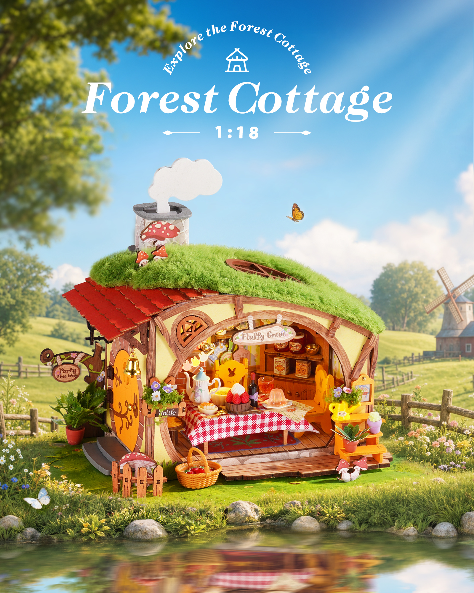 Rolife Fluffy Grove DIY Miniat - Woodworking Kits For Kids avaliação e preço
