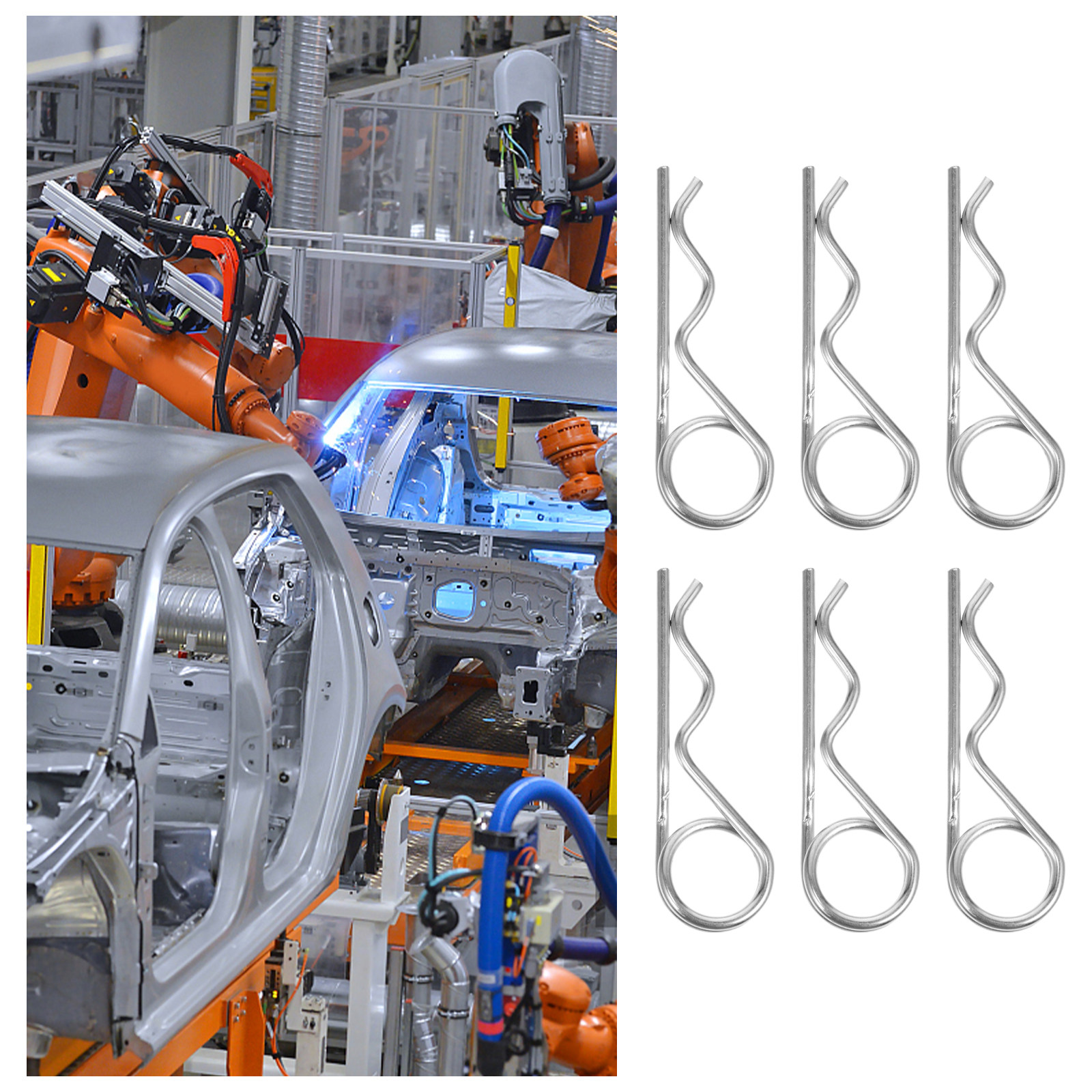 10Pcs Spring Steel R Shape Cot - Woodworking Garage avaliação e preço