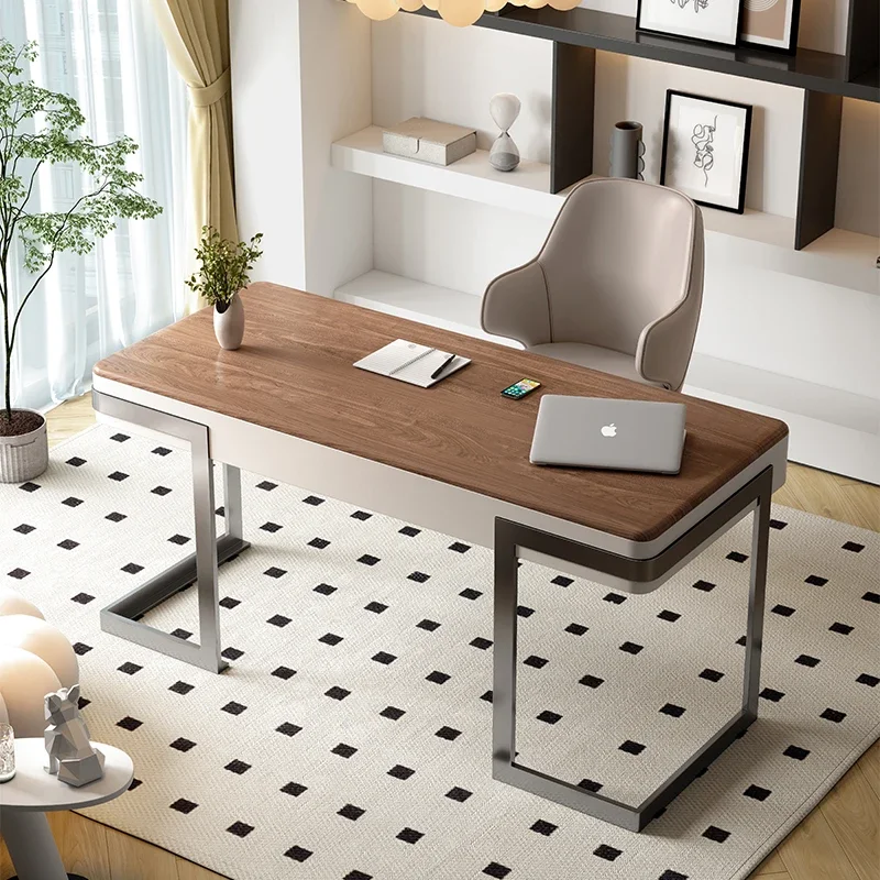 Work Charging Drawer Desk Offi - Woodworking Desk Chair avaliação e preço