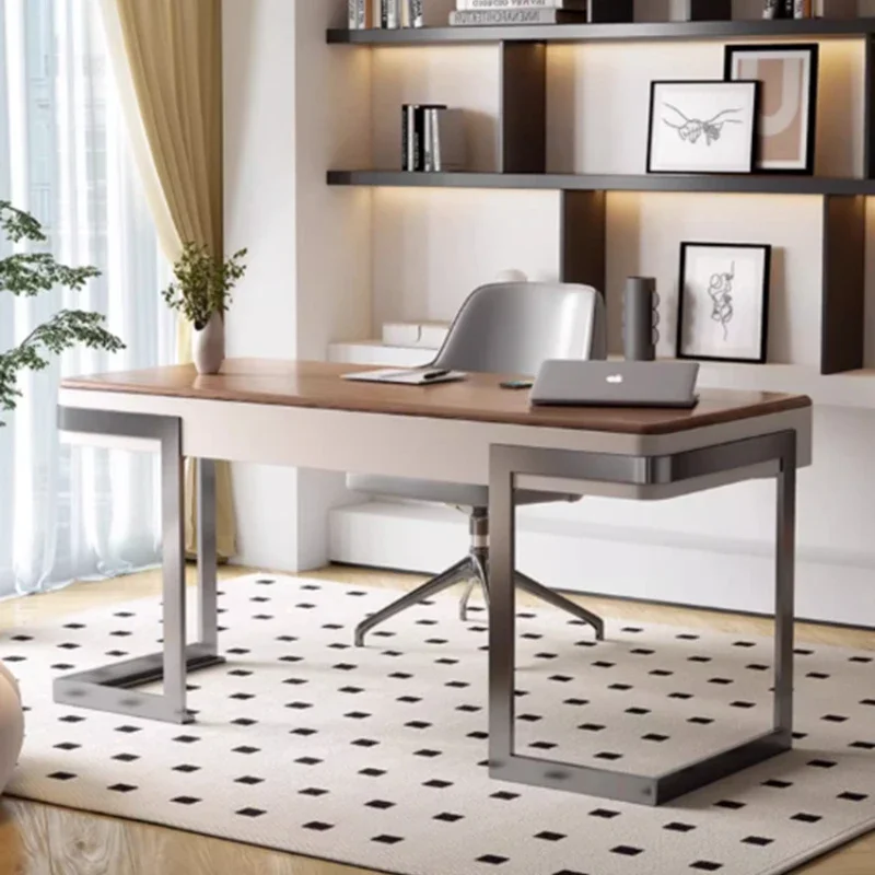 Work Charging Drawer Desk Offi - Woodworking Desk Chair avaliação e preço