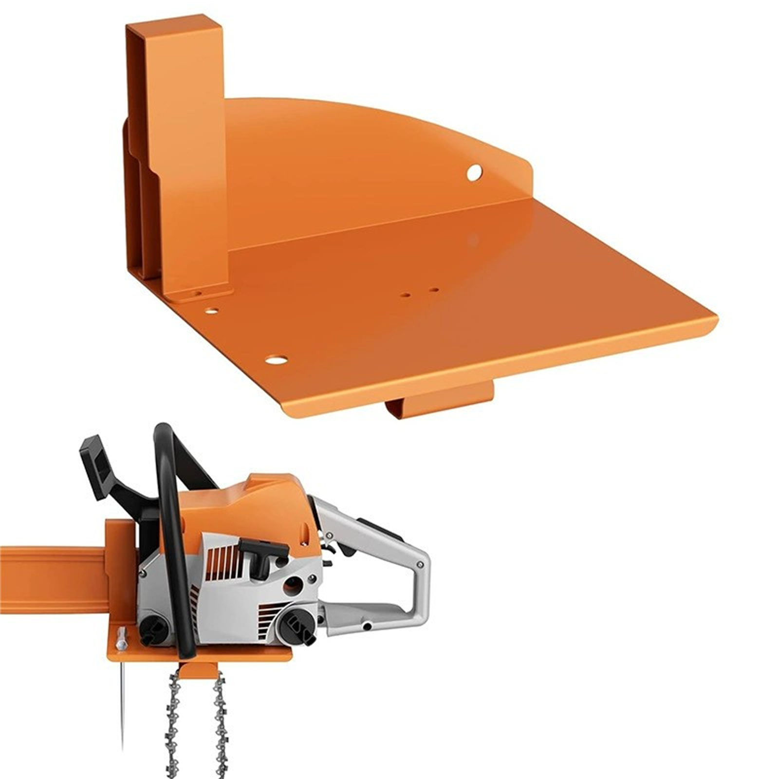 Adjustable Chainsaw Wall Mount - Woodworking Garage avaliação e preço