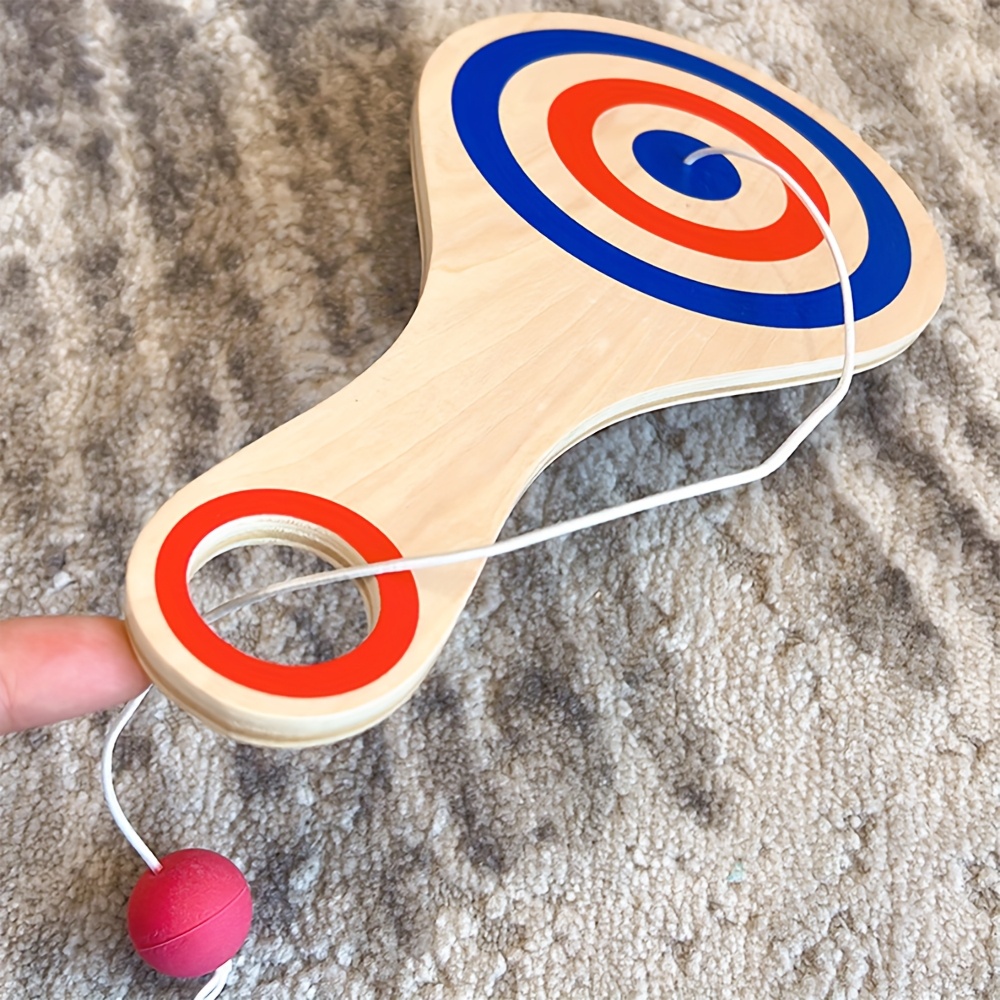 1pc Wooden Target Ball with El - Woodworking Kids Toys avaliação e preço