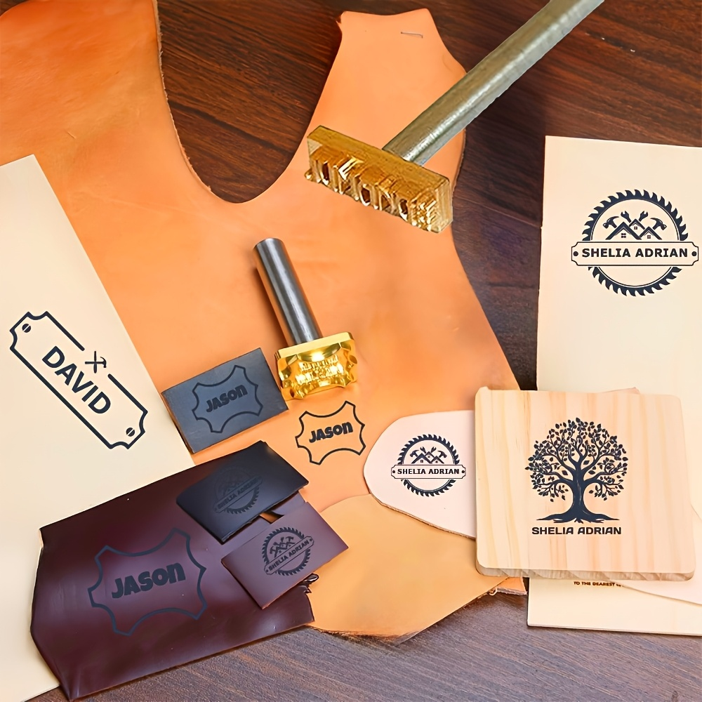 M8 Custom Branding Iron Stamp  - Woodworking Logo Design avaliação e preço