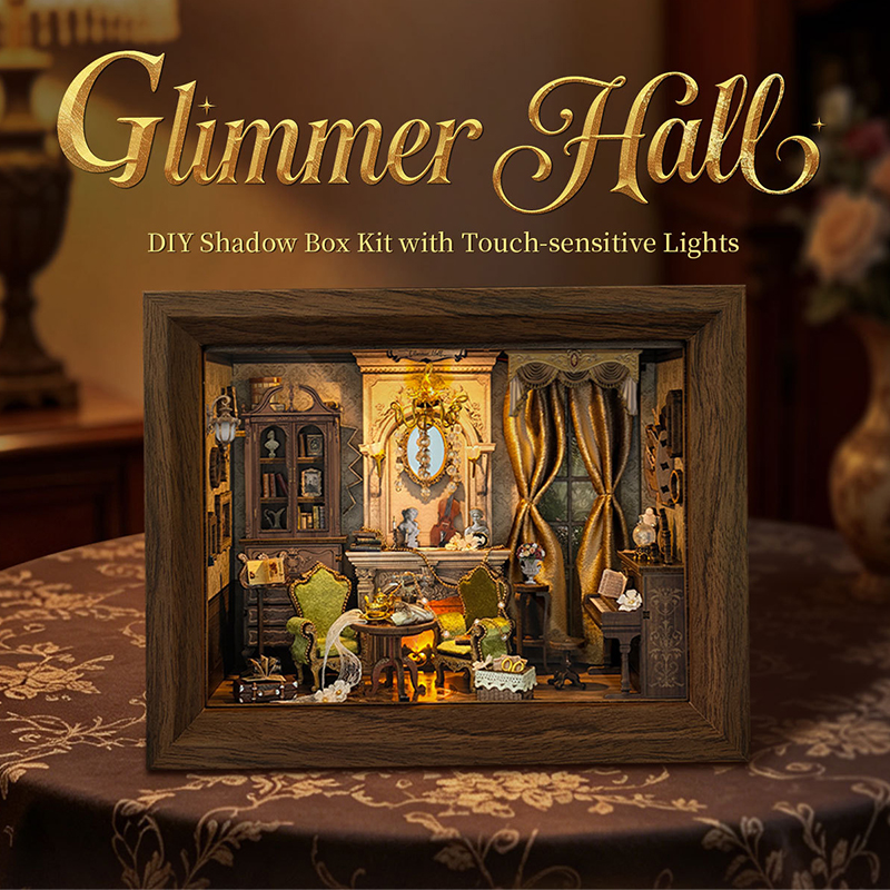 DIY Wooden Glimmer Hall Photo  - Woodworking Kits For Kids avaliação e preço