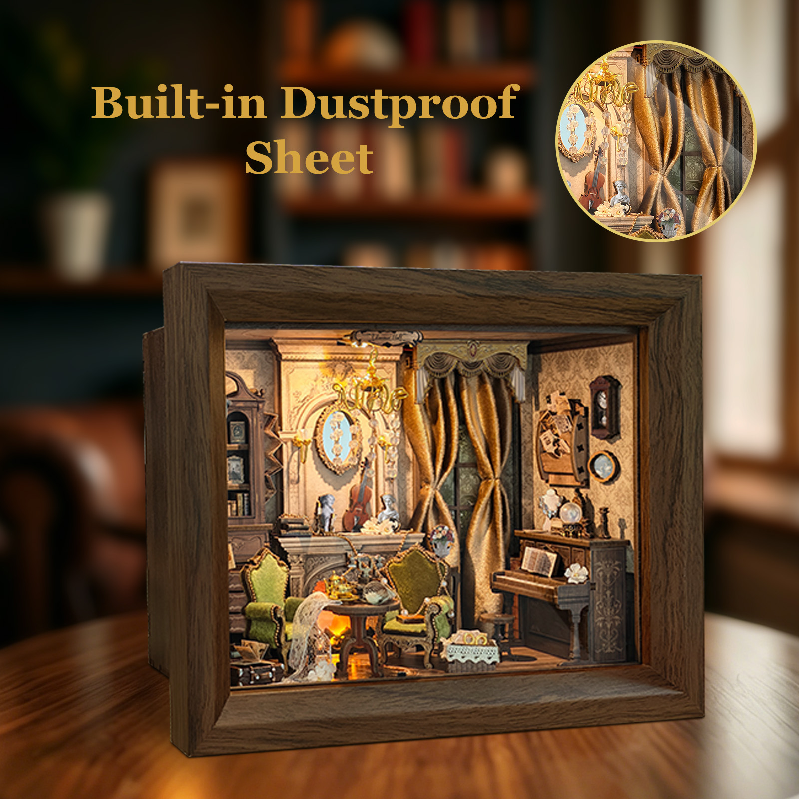 DIY Wooden Glimmer Hall Photo  - Woodworking Kits For Kids avaliação e preço