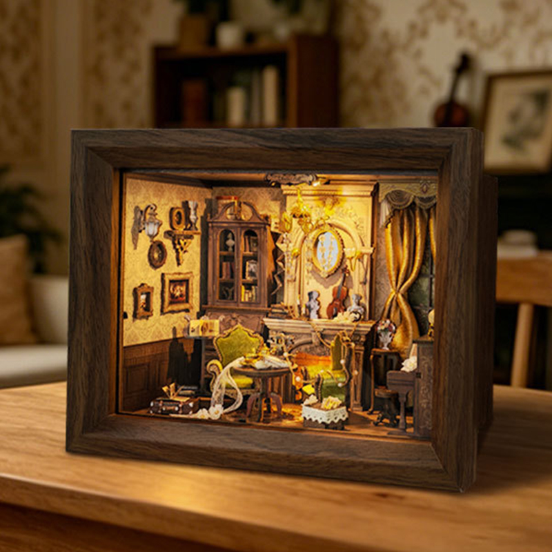 DIY Wooden Glimmer Hall Photo  - Woodworking Kits For Kids avaliação e preço
