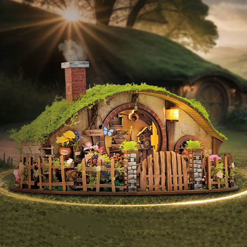 Wooden DIY Magic Ring Dollhous - Woodworking Kits For Kids avaliação e preço