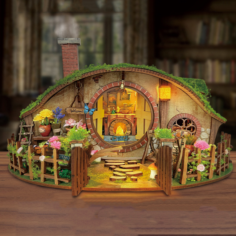 Wooden DIY Magic Ring Dollhous - Woodworking Kits For Kids avaliação e preço