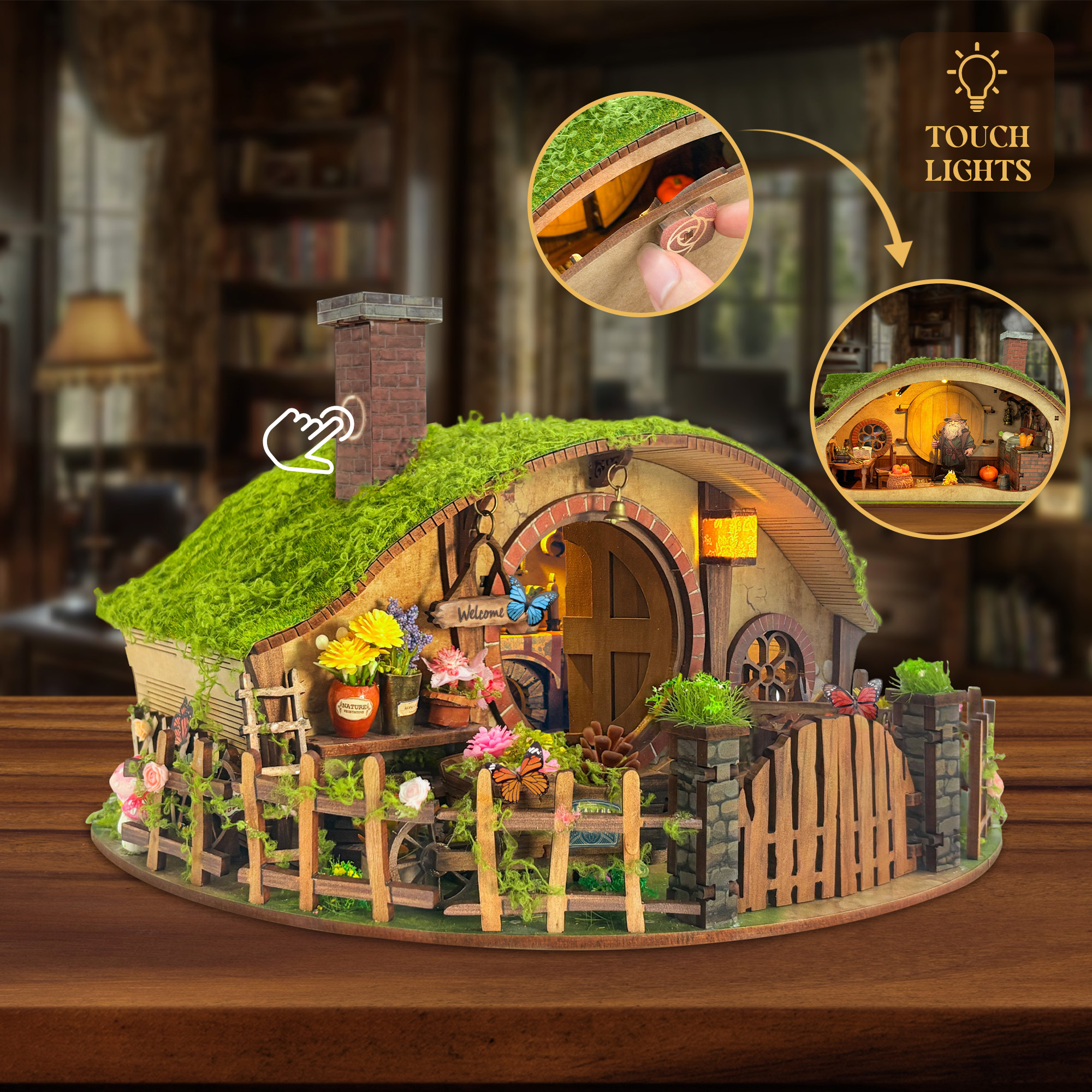 Wooden DIY Magic Ring Dollhous - Woodworking Kits For Kids avaliação e preço