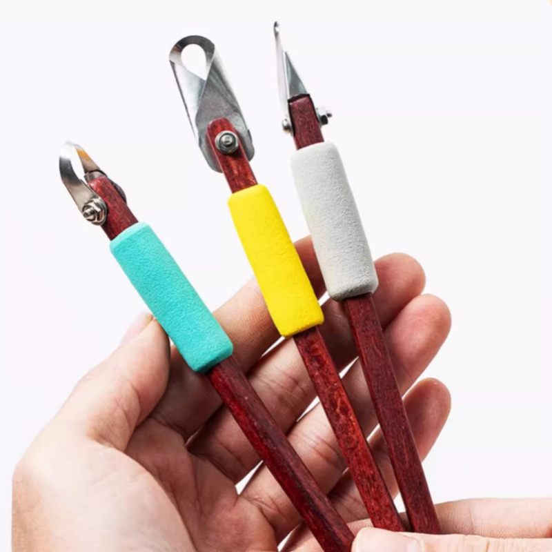 New Pottery Tools Ring Carving - Woodworking Marking Knife avaliação e preço