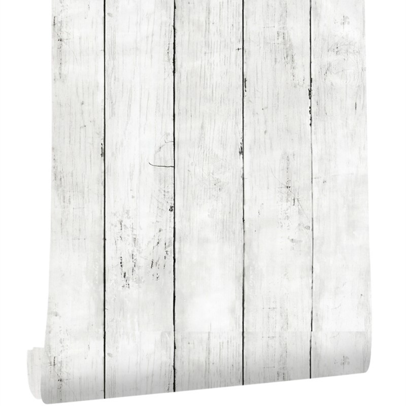 Ivory white retro imitation wo - Woodworking Wallpaper avaliação e preço