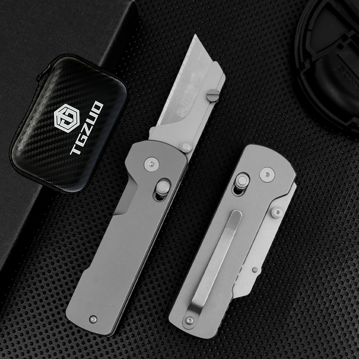 Utility Knife Titanium Alloy F - Woodworking Wallpaper avaliação e preço