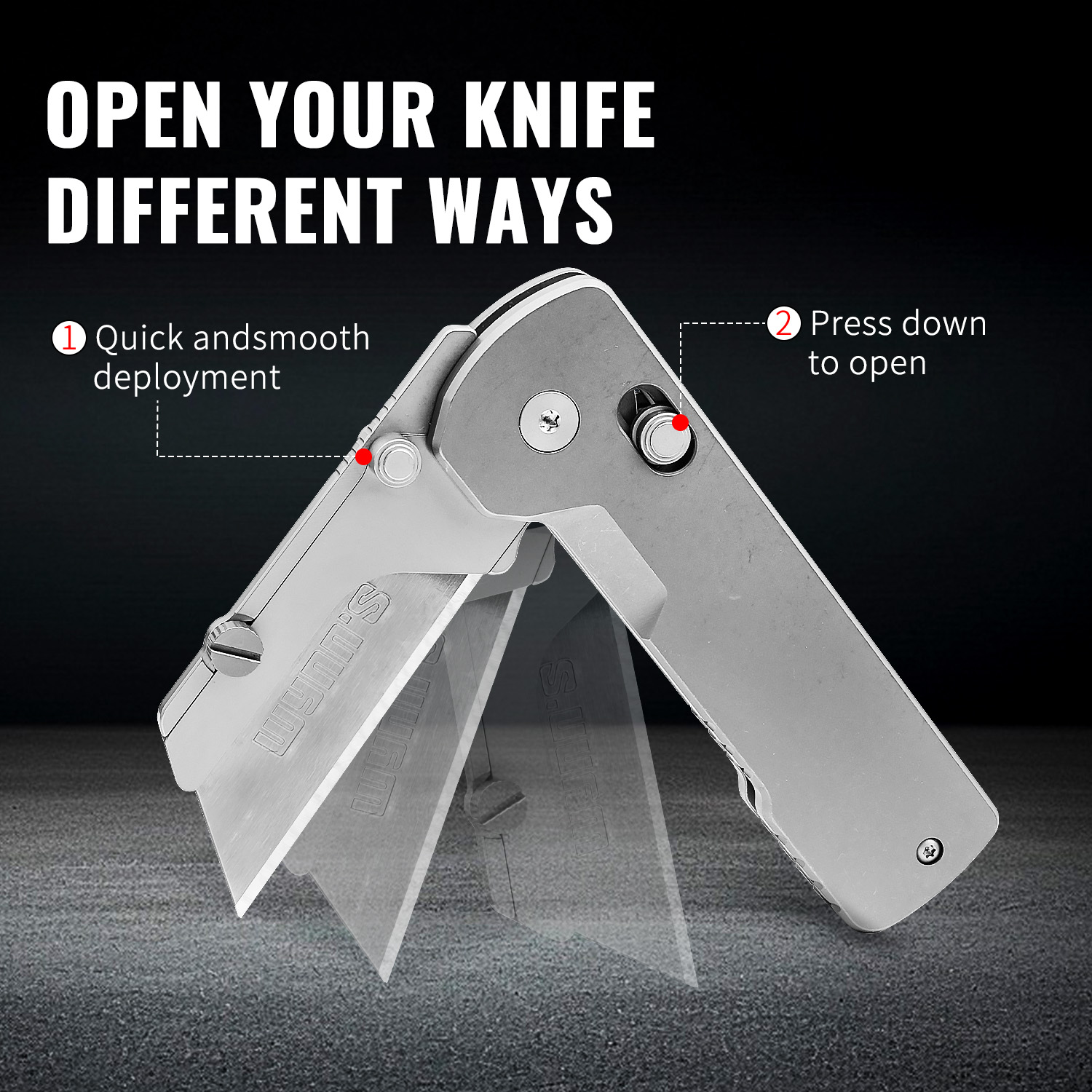 Utility Knife Titanium Alloy F - Woodworking Wallpaper avaliação e preço