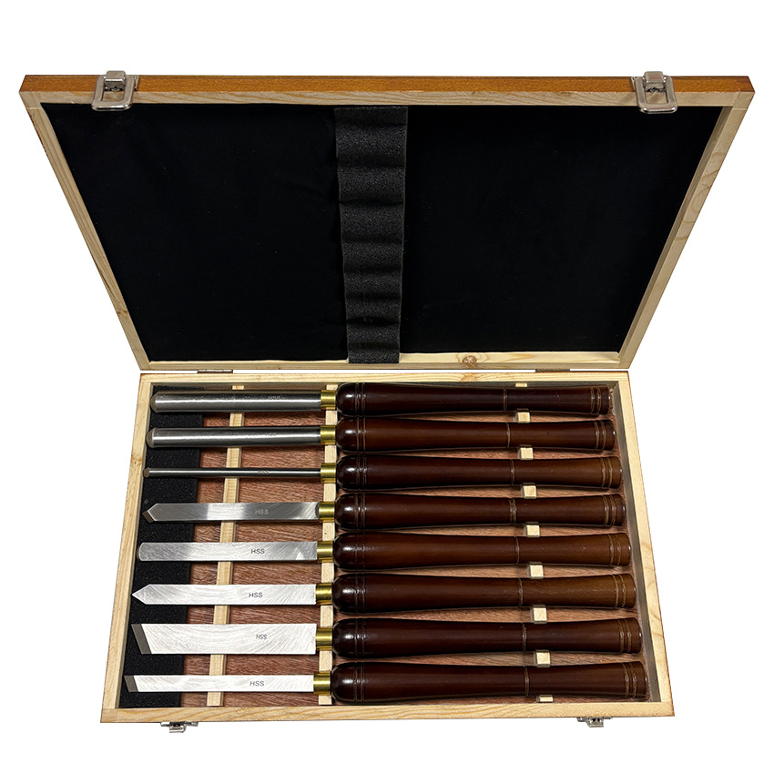 8pcs HSS Woodturning Chisel Se - Skew Chisel Wood avaliação e preço