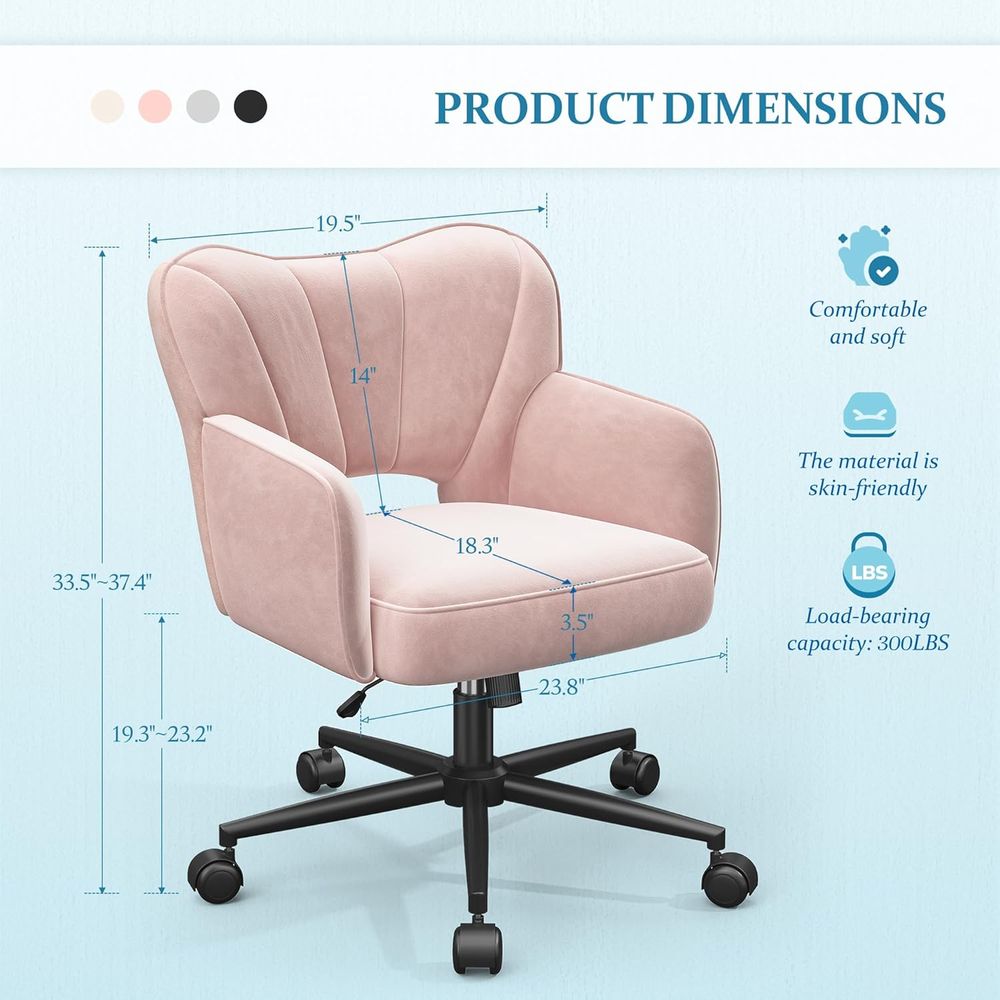Adjustable Height Pink Desk Ch - Woodworking Desk Chair avaliação e preço