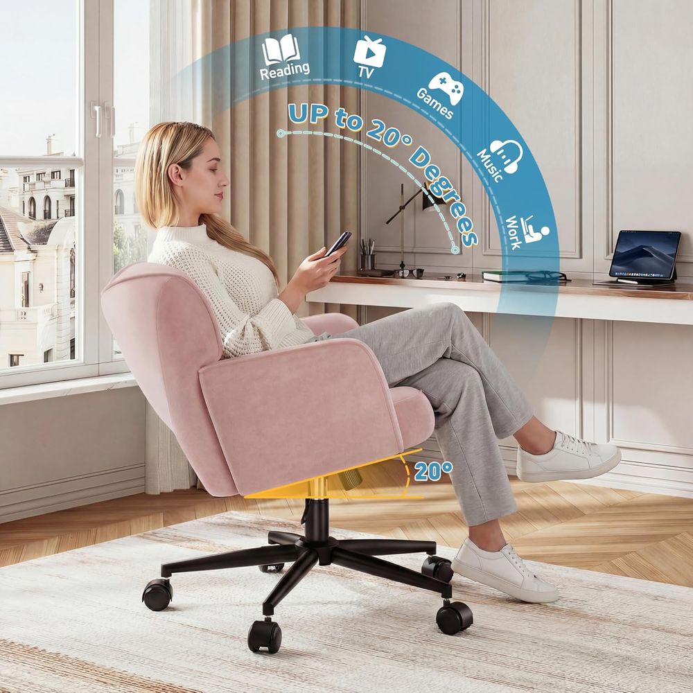 Adjustable Height Pink Desk Ch - Woodworking Desk Chair avaliação e preço
