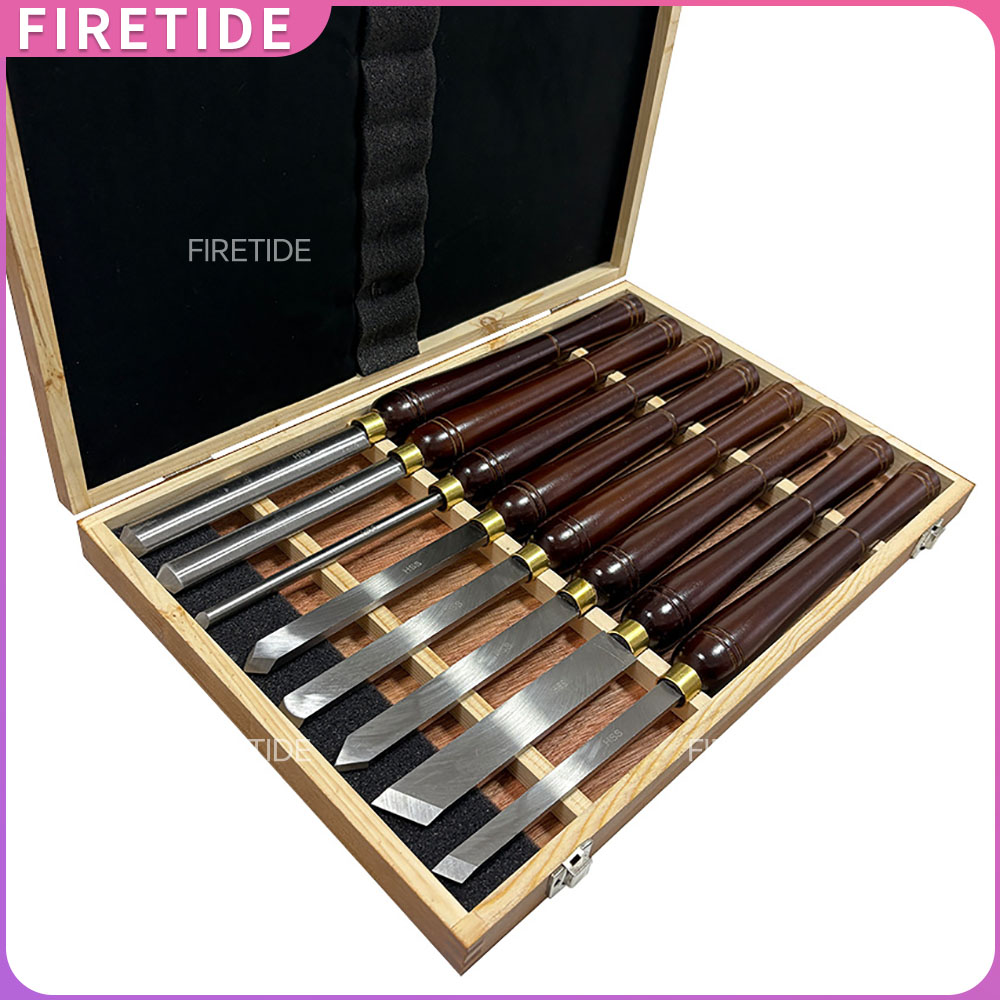 8pcs HSS Woodturning Chisel Se - Skew Chisel Wood avaliação e preço