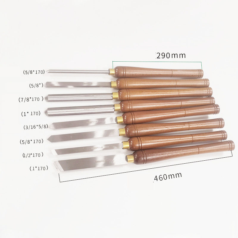 8pcs HSS Woodturning Chisel Se - Skew Chisel Wood avaliação e preço