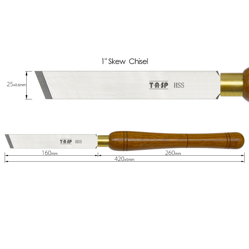 TASP HSS Skew Chisel Woodturni - Skew Chisel Wood avaliação e preço